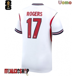 Inghilterra Morgan Rogers #17 Prima Maglia Mondiali 2026 Manica Corta